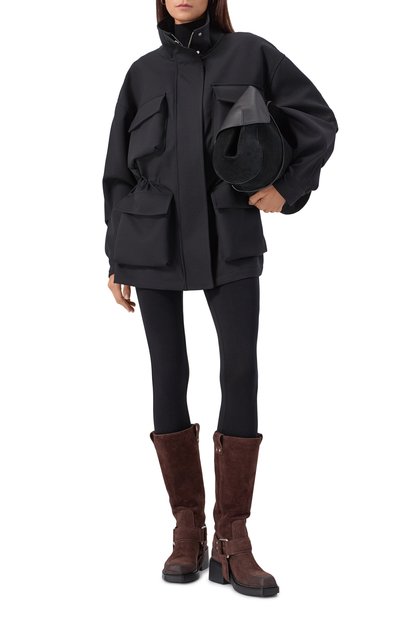 Замшевые сапоги VIC MATIE темно-коричневого цвета по цене 67700 руб., арт. 1F2354DHF06H080350, фото 3 Замшевые сапоги VIC MATIE, арт. 1F2354DHF06H080350, фото 3