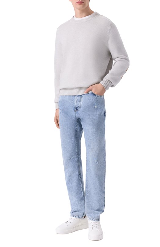 Джинсы Leisure fit Brunello Cucinelli M241PX2340 Голубой  M241PX2340 Фото 2