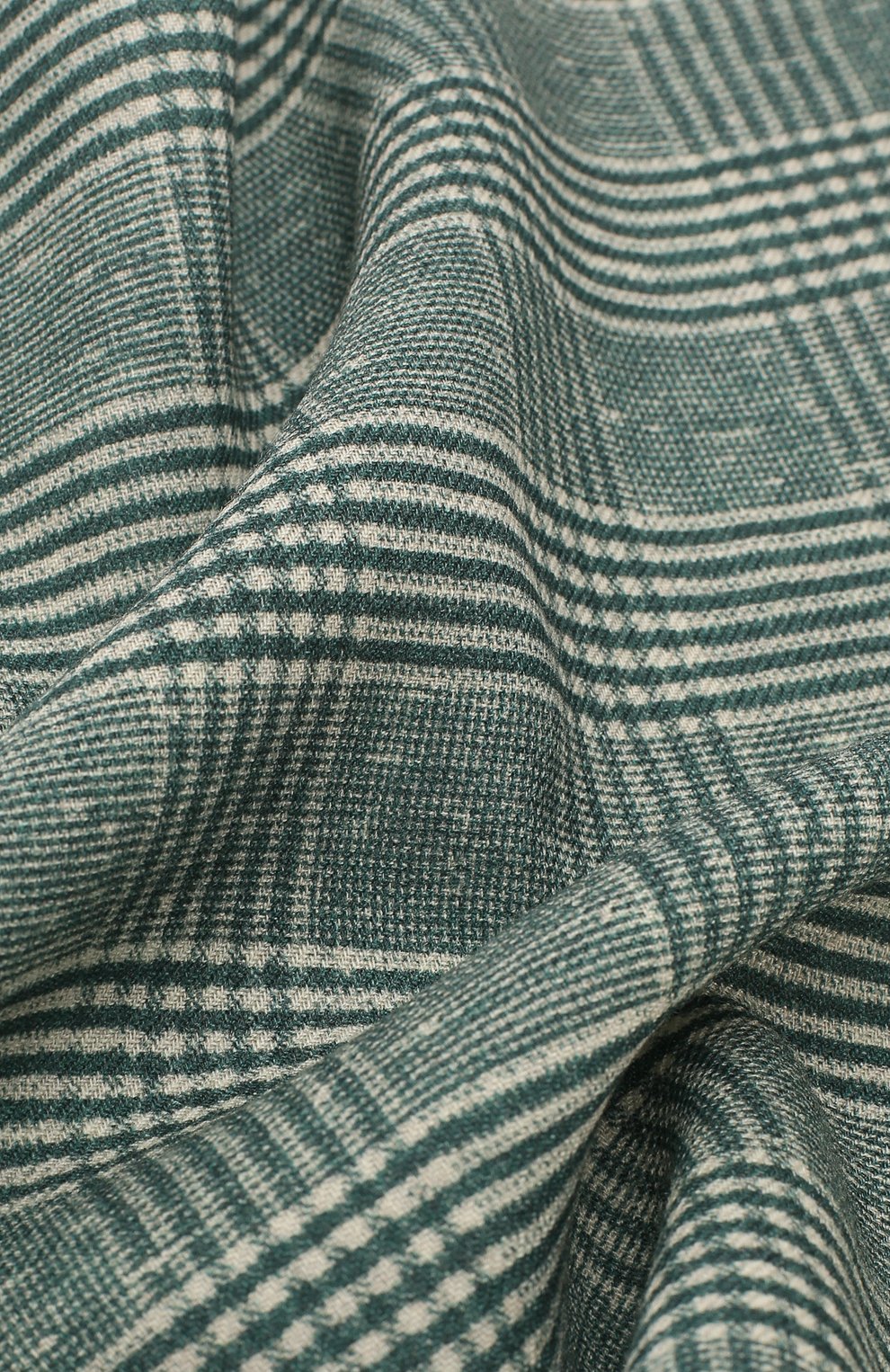 Шерстяной платок BRUNELLO CUCINELLI зеленого цвета по цене 22400 руб., арт. ML8460091, фото 2 Шерстяной платок BRUNELLO CUCINELLI, арт. ML8460091, фото 2