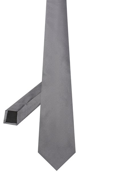 Шелковый галстук LANVIN серого цвета по цене 12600 руб., арт. 3014/TIE, фото 2 Шелковый галстук LANVIN, арт. 3014/TIE, фото 2