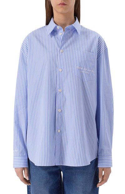 Хлопковая рубашка sporty & rich x hotel du cap-eden-roc SPORTY AND RICH, арт. SI00760673ST61, фото 3