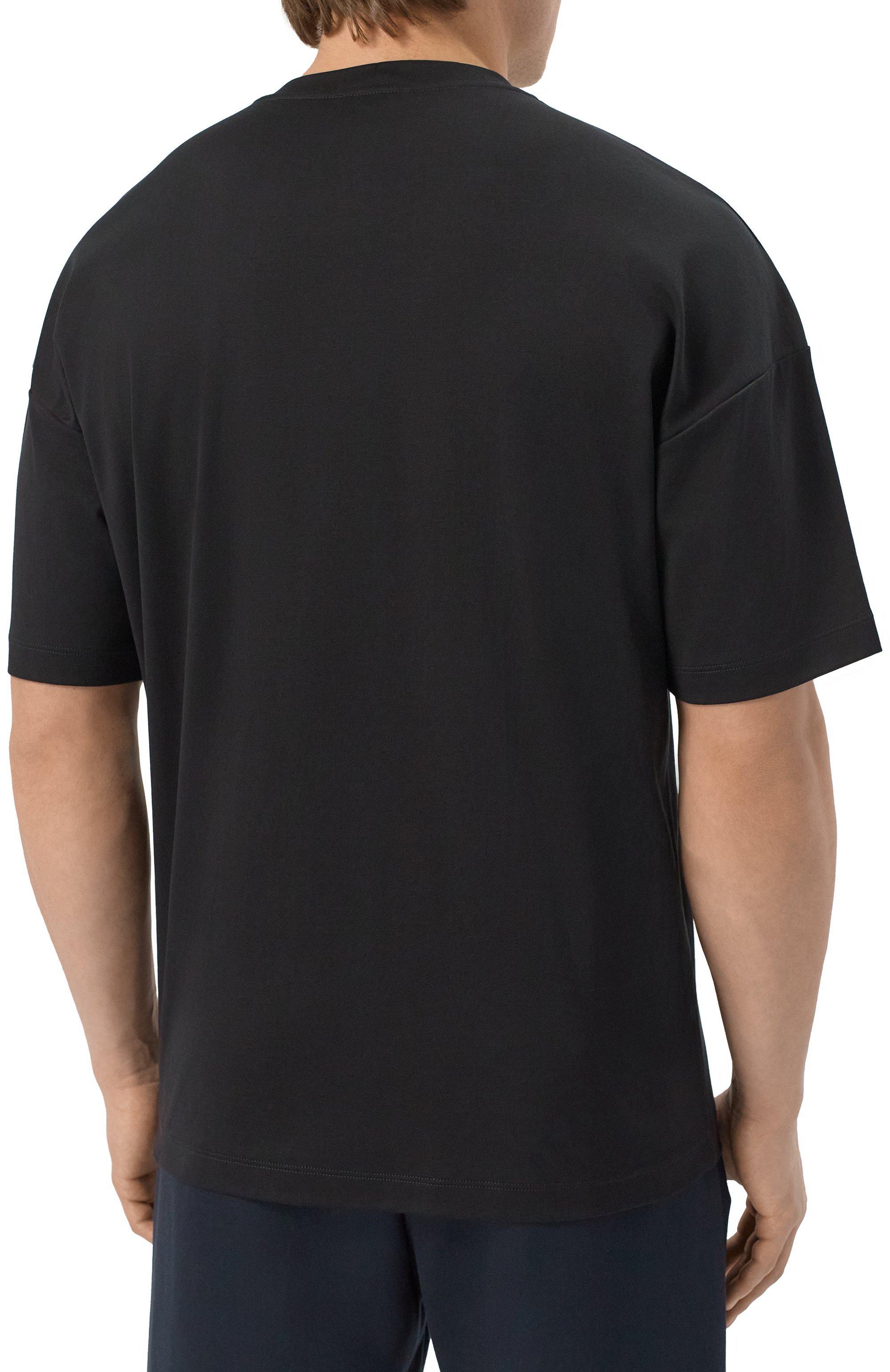 Хлопковая футболка GIORGIO ARMANI, арт. GM001246/TE10333, фото 4