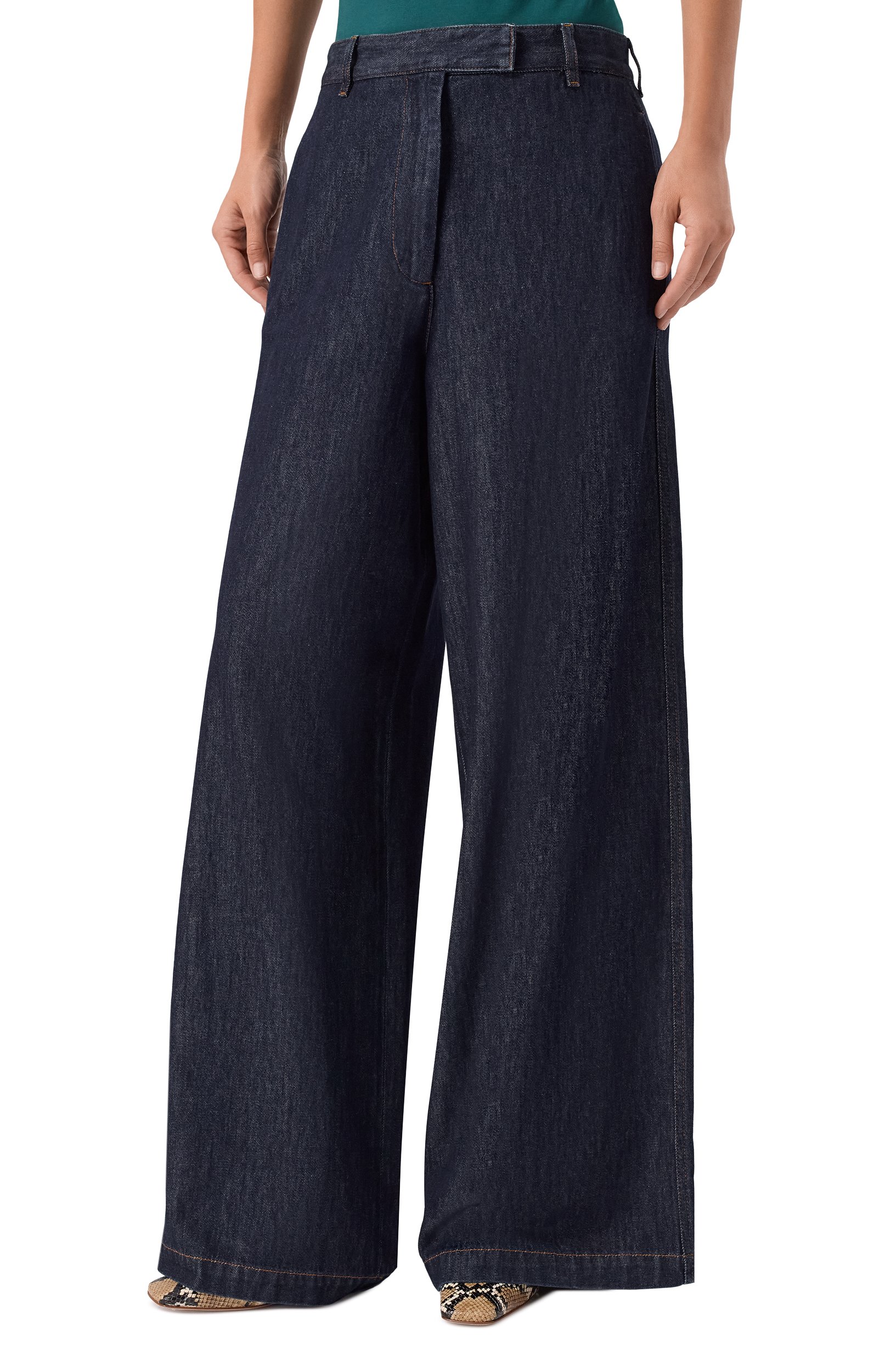 Джинсы DRIES VAN NOTEN синего цвета по цене 59950 руб., арт. 130911/4401, фото 3 Джинсы DRIES VAN NOTEN, арт. 130911/4401, фото 3