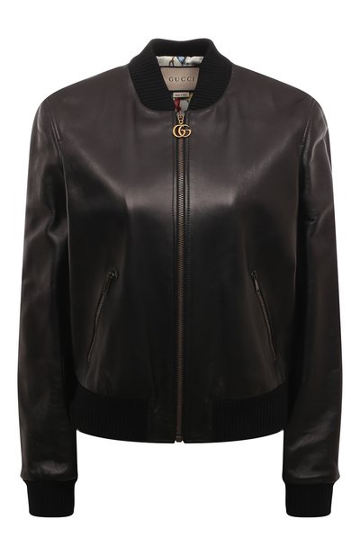 Женский кожаный бомбер GUCCI, арт. 659238 XNAOU