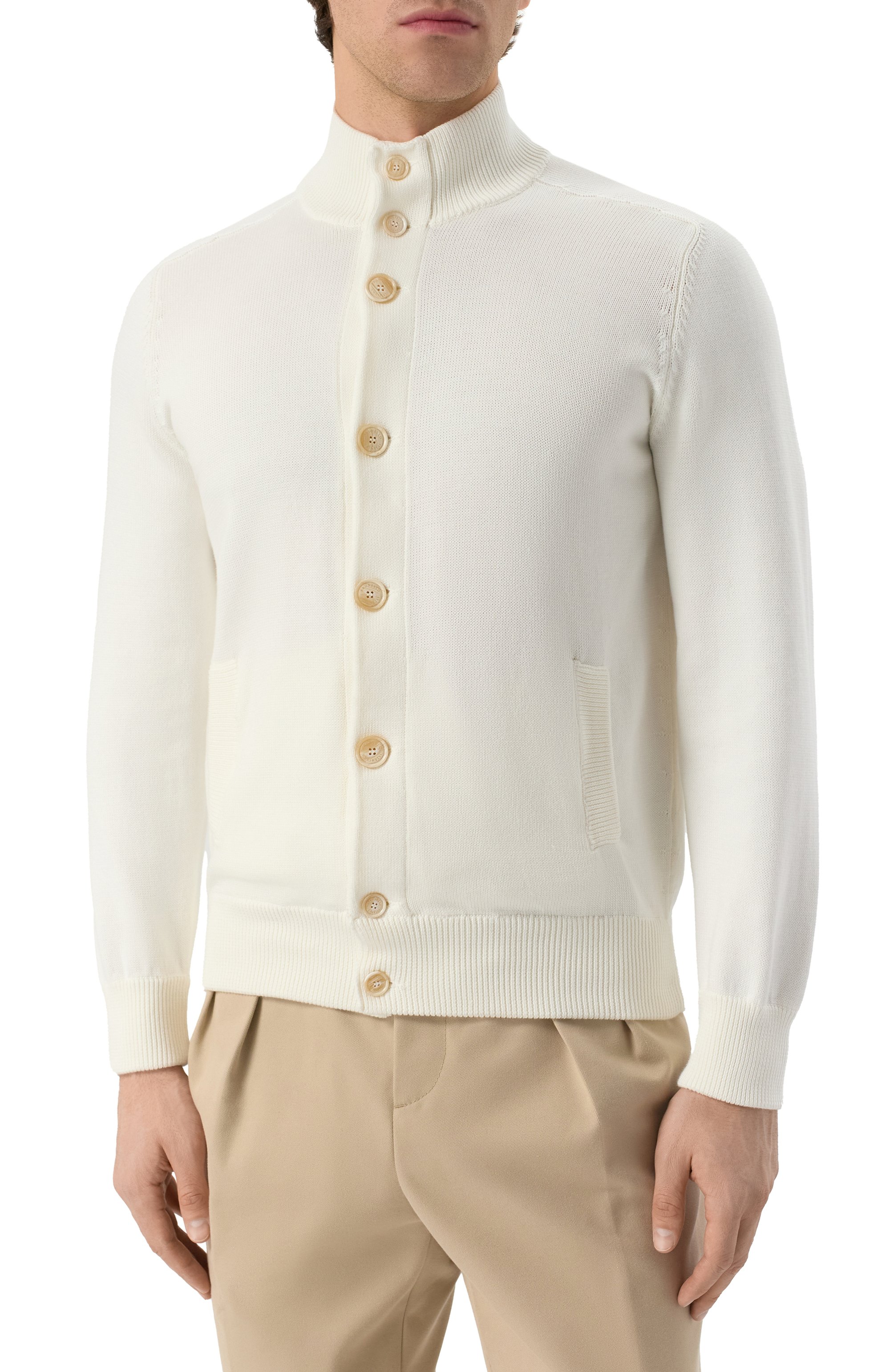 Хлопковый кардиган BRUNELLO CUCINELLI, арт. M28707006, фото 3