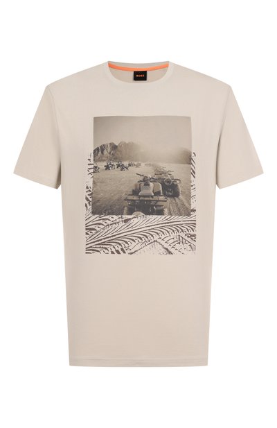 Мужская хлопковая футболка BOSS ORANGE, арт. 50539187