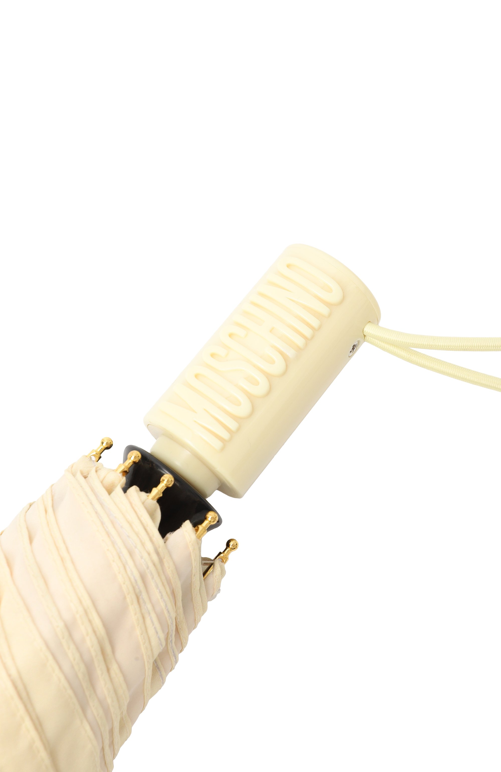 Складной зонт MOSCHINO кремового цвета по цене 14300 руб., арт. 8953-0PENCL0SEI, фото 5 Складной зонт MOSCHINO, арт. 8953-0PENCL0SEI, фото 5