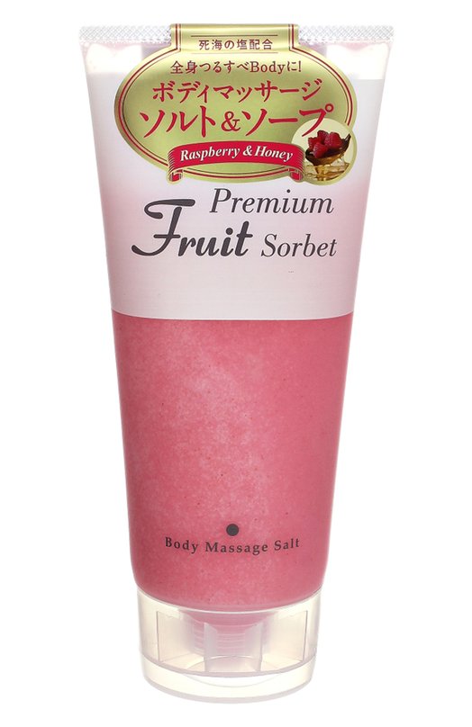 фото Скраб-щербет для тела с солью тихого океана малиной и медом (500g) enhel beauty