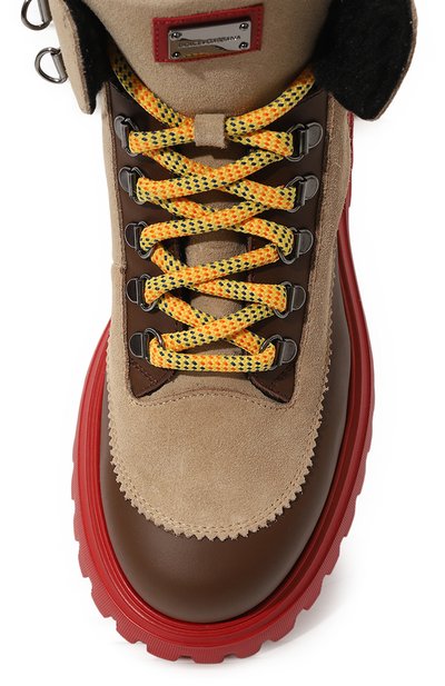 Кожаные ботинки DOLCE & GABBANA, арт. DA5177/A3C01/37-39, фото 4