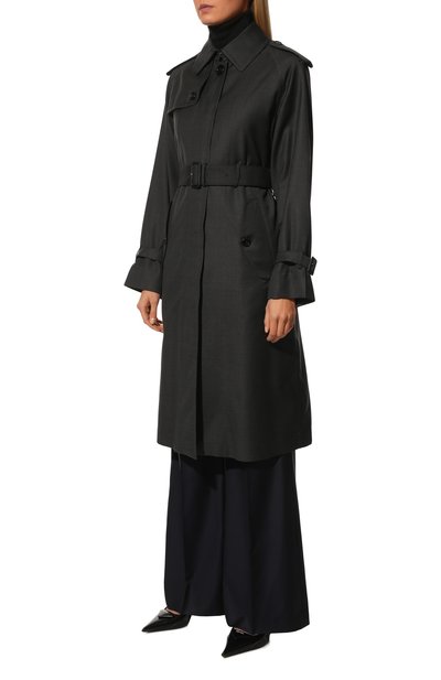 Шерстяной тренч PRADA, арт. P617PH-11BA-F0308-221, фото 3