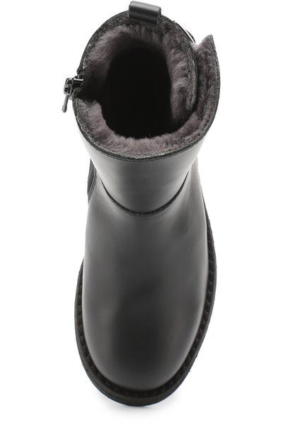 Кожаные сапоги с внутренней меховой отделкой IL GUFO, арт. G461/LEATHER CLAMAR/27-30, фото 4