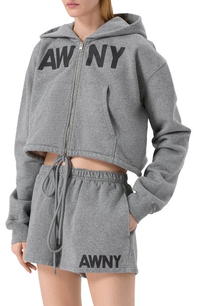 Хлопковая толстовка ALEXANDERWANG.T, арт. 4CC2251553, фото 3