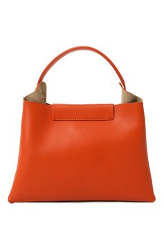 Женская сумка elieze mini REE PROJECTS оранжевого цвета, арт. AW22/ELIEMI1SC | Фото 6 (Размер: mini; Сумки-технические: Сумки top-handle; Ремень/цепочка: На ремешке; Материал: Натуральная кожа; Материал сплава: Проставлено; Драгоценные камни: Проставлено)