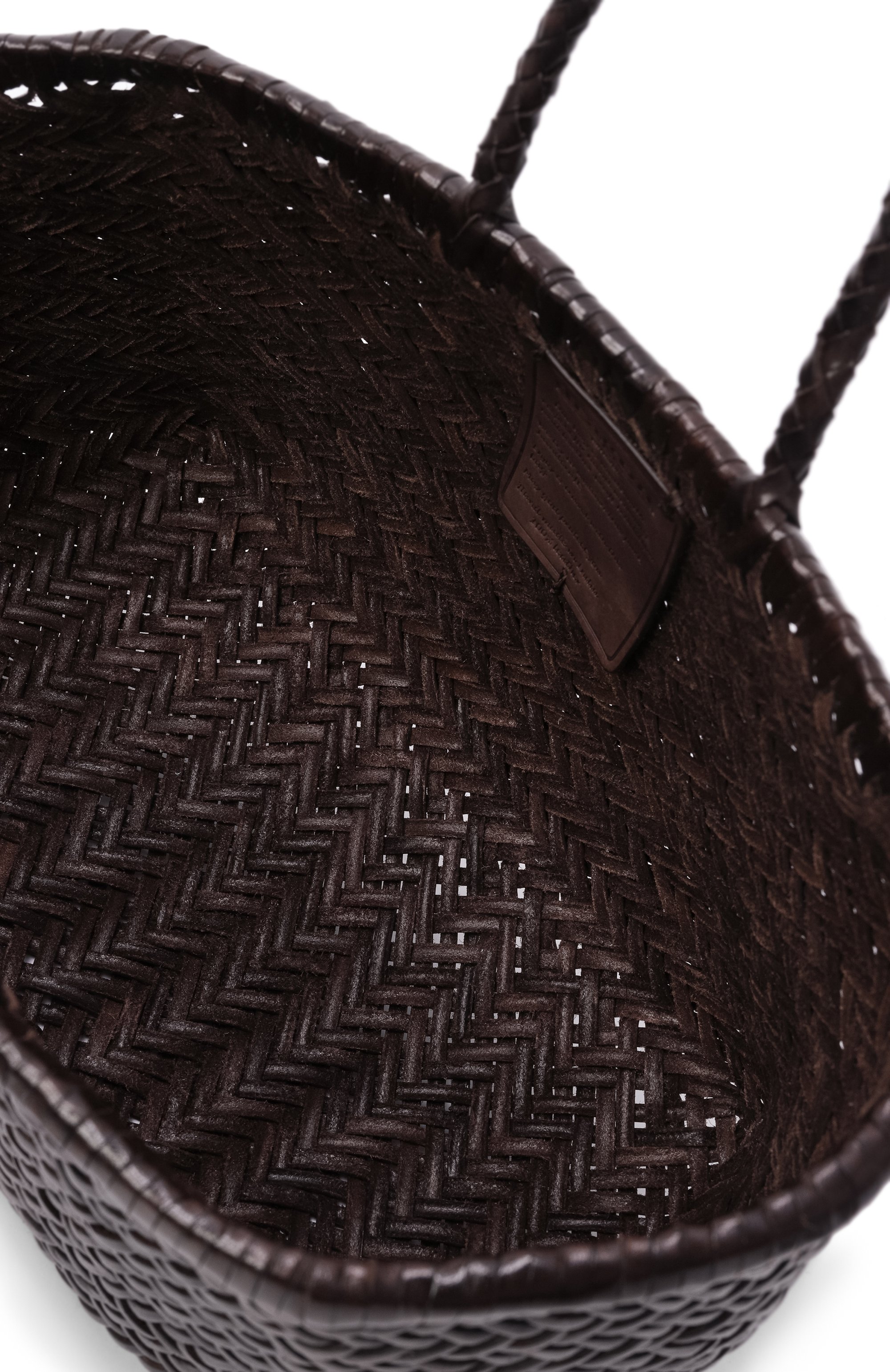 Сумка-тоут triple jump small DRAGON DIFFUSION темно-коричневого цвета по цене 38950 руб., арт. 8811, фото 5 Сумка-тоут triple jump small DRAGON DIFFUSION, арт. 8811, фото 5