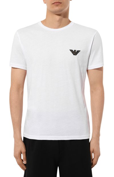 Хлопковая футболка EMPORIO ARMANI, арт. 211818/4R483, фото 3