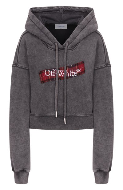 Женский хлопковое худи OFF-WHITE, арт. 0WBB056F25FLE003