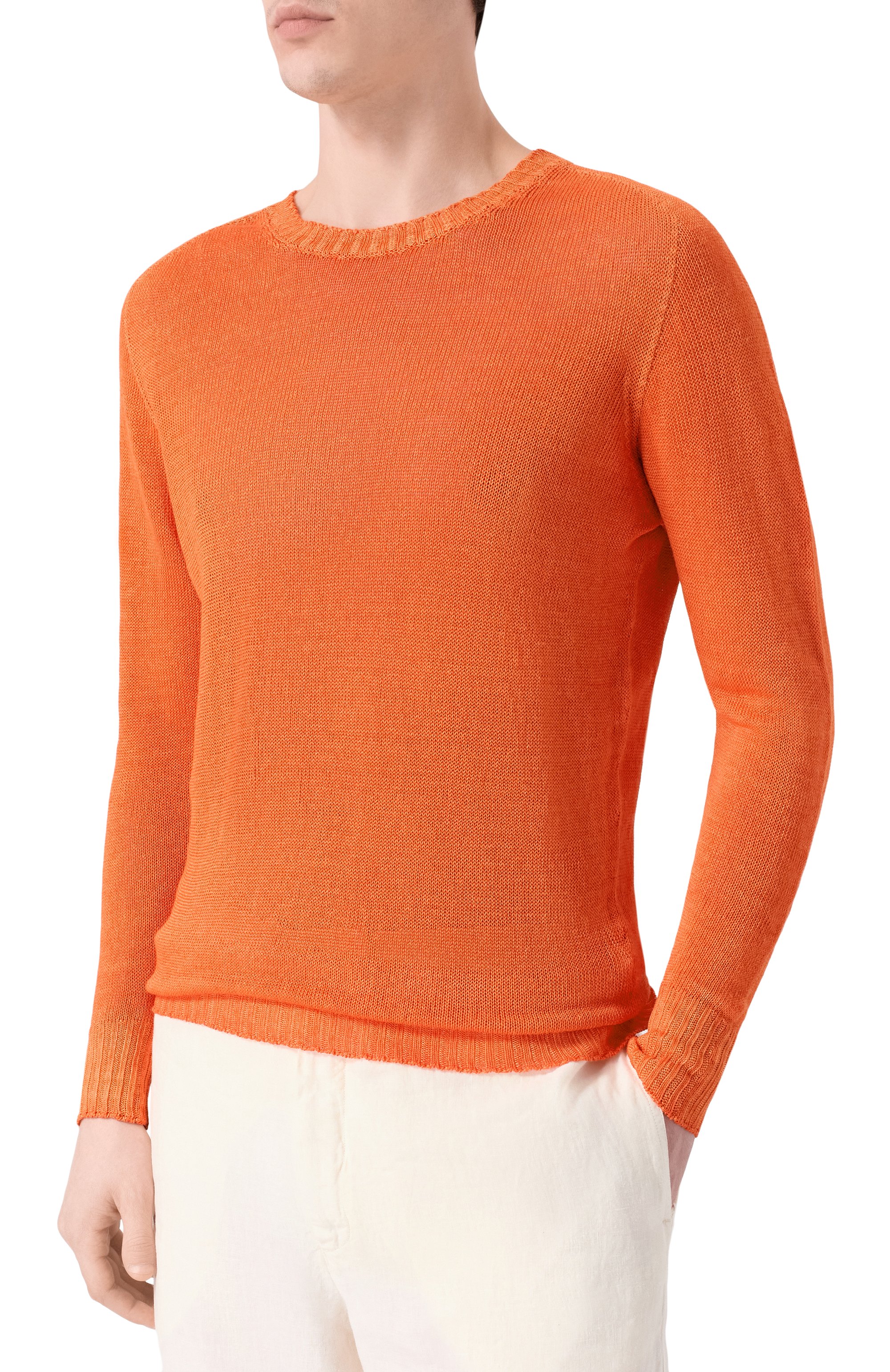 Льняной джемпер 120% LINO, арт. 33ALIM39FF/F966/S000, фото 3