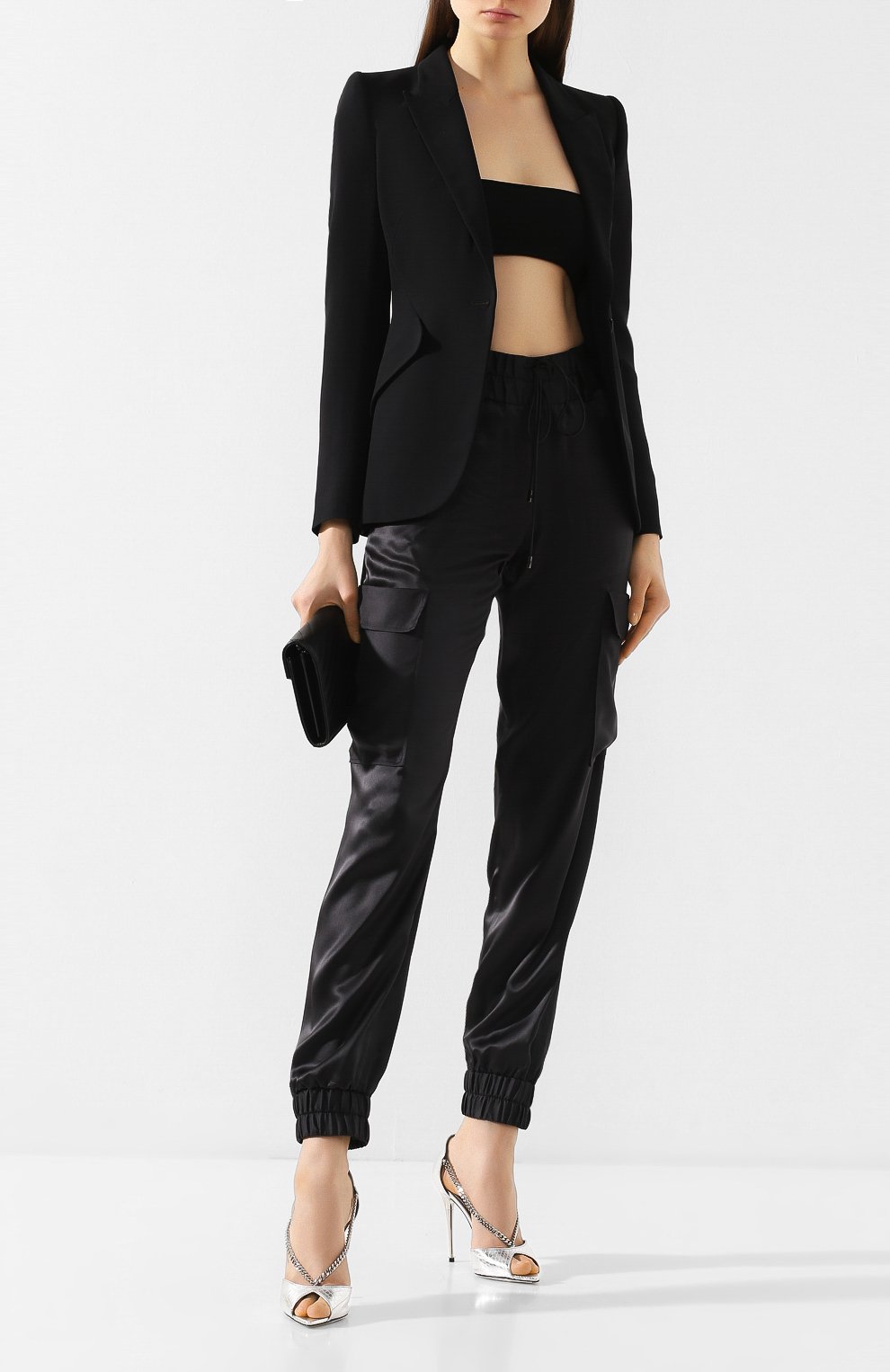 Шелковые джоггеры TOM FORD, арт. PAW299-FAX623, фото 2