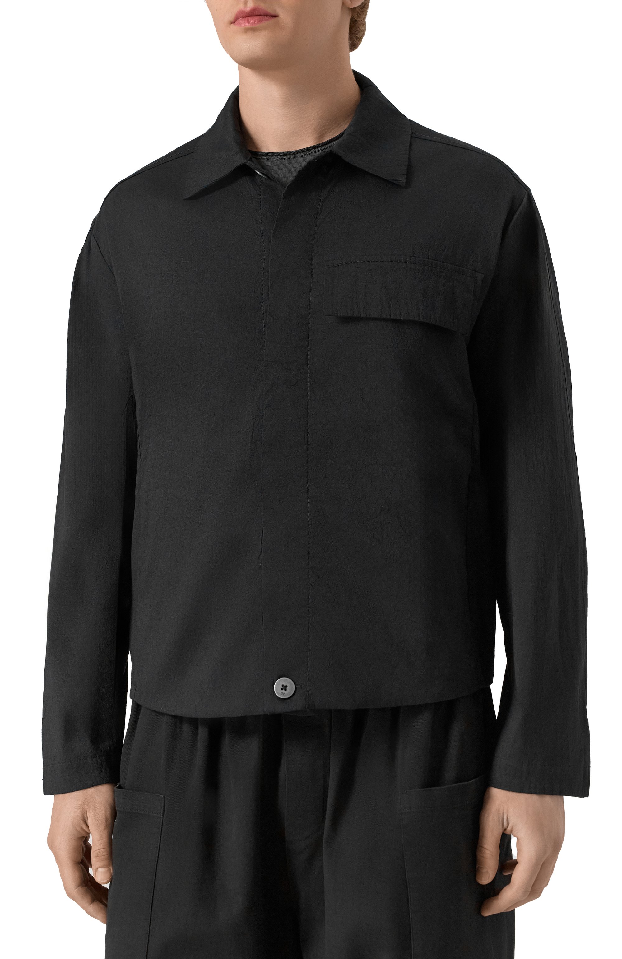 Куртка-рубашка изо льна и хлопка TRANSIT, арт. CFUTRZI181, фото 3