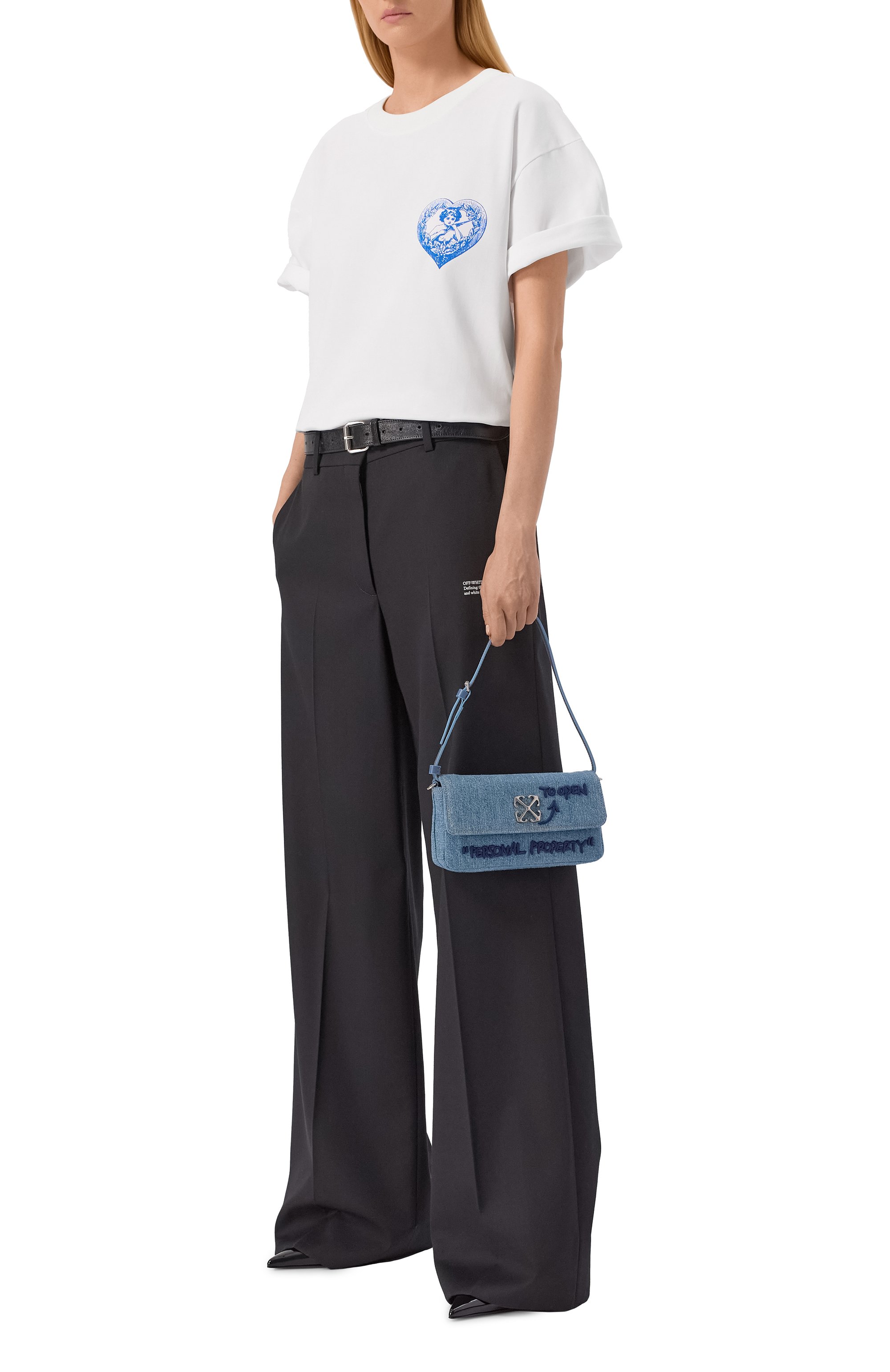 Сумка jitney 0.7 OFF-WHITE, арт. 0WNN18IF25DEN001, фото 7