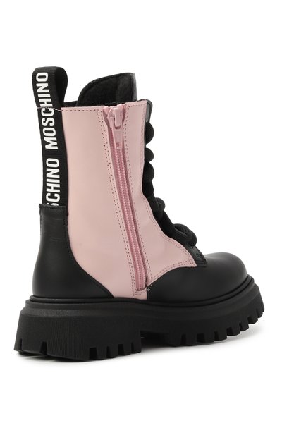 Кожаные ботинки MOSCHINO, арт. 81952/VAR4/28-35, фото 3