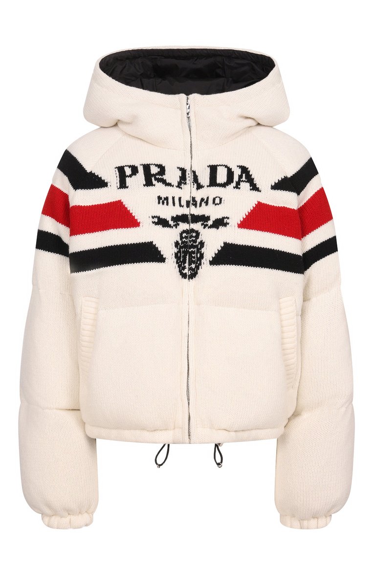 Пуховик из шерсти и кашемира PRADA, арт. 292030-10PA-F0009, фото 1