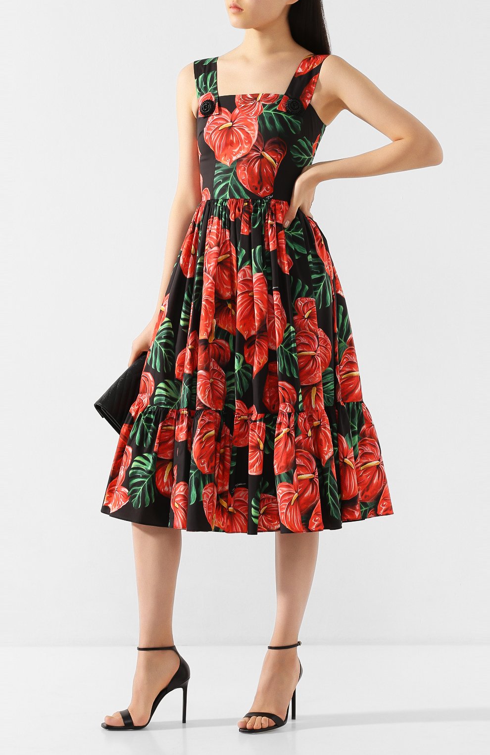 Хлопковое платье DOLCE & GABBANA, арт. F6C7ET/FSEH0, фото 2