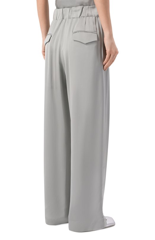 Атласные брюки Jil Sander J02KA0383/J65022 Серый  J02KA0383/J65022 Фото 4