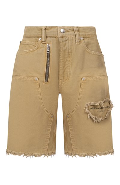Женские хлопковые шорты ALEXANDER WANG, арт. 4DC2264160