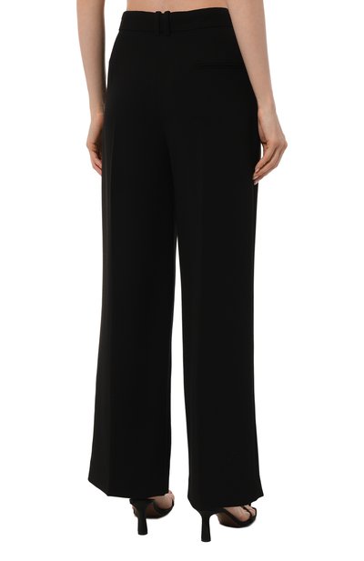 Шерстяные брюки THE ROW черного цвета по цене 199500 руб., арт. 7365W2571, фото 4 Шерстяные брюки THE ROW, арт. 7365W2571, фото 4