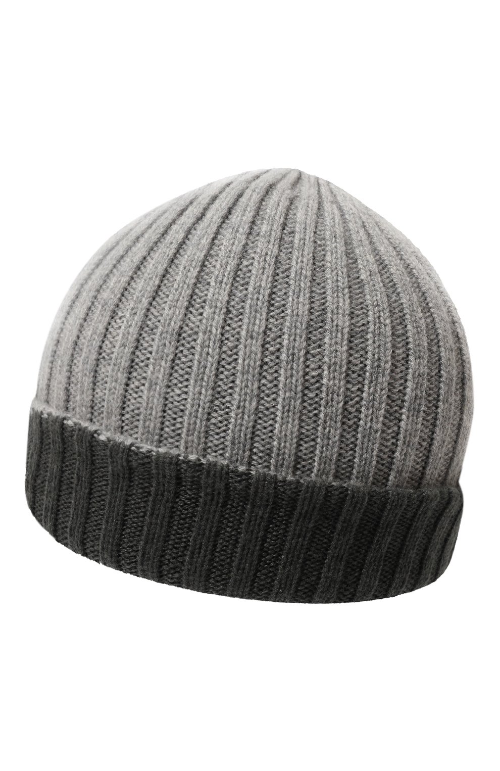 Двусторонняя шапка из кашемира FEDELI серого цвета по цене 28400 руб., арт. 6UI07305, фото 5 Двусторонняя шапка из кашемира FEDELI, арт. 6UI07305, фото 5