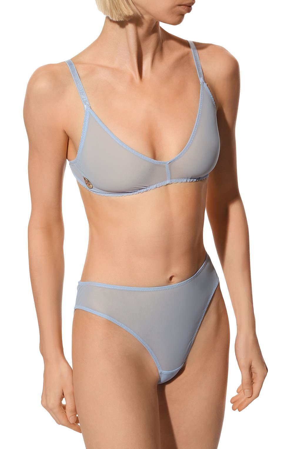 Бюстгальтер с мягкой чашкой LOVE & SWANS голубого цвета по цене 5500 руб., арт. PPB70AB, фото 2 Бюстгальтер с мягкой чашкой LOVE & SWANS, арт. PPB70AB, фото 2