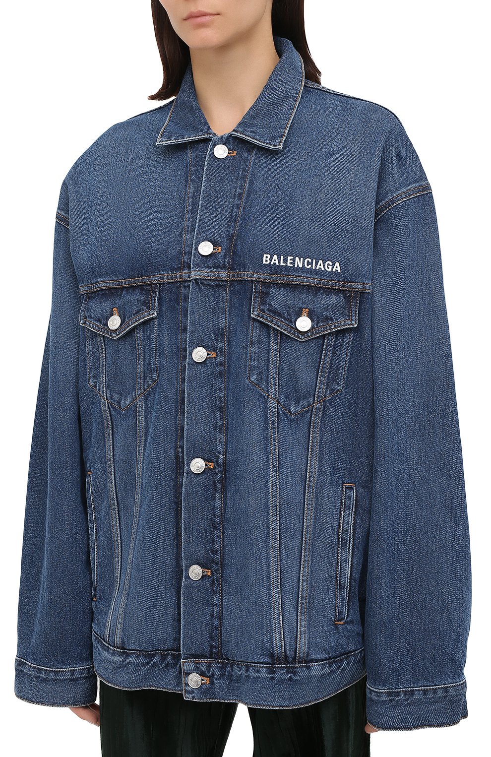 Джинсовая куртка BALENCIAGA, арт. 620746/TDW14, фото 4