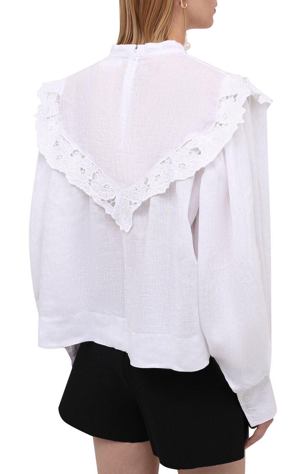 Льняная блузка ISABEL MARANT ETOILE, арт. HT2117-21A030E/ELIJA, фото 4