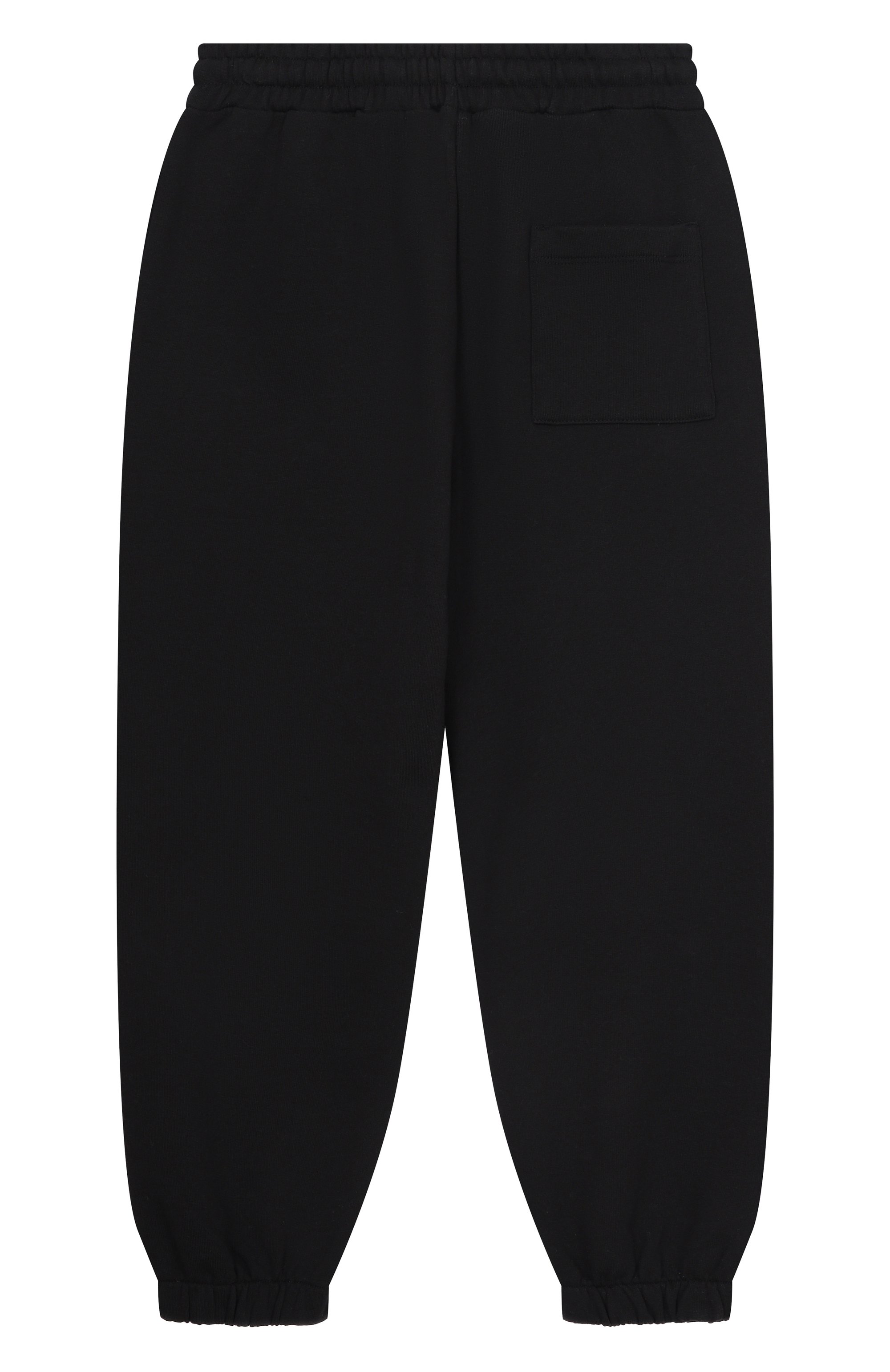 Хлопковые джоггеры BARROW черного цвета по цене 8995 руб., арт. S6BKJUFP089, фото 2 Хлопковые джоггеры BARROW, арт. S6BKJUFP089, фото 2