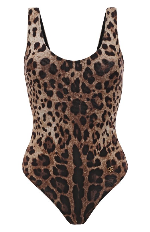 Слитный купальник Dolce & Gabbana 09A46J/0N011 Леопардовый 09A46J/0N011