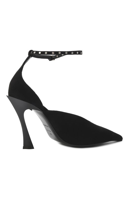 Замшевые туфли Mugler MUWSS25SC178_TS001 Чёрный  MUWSS25SC178_TS001 Фото 5