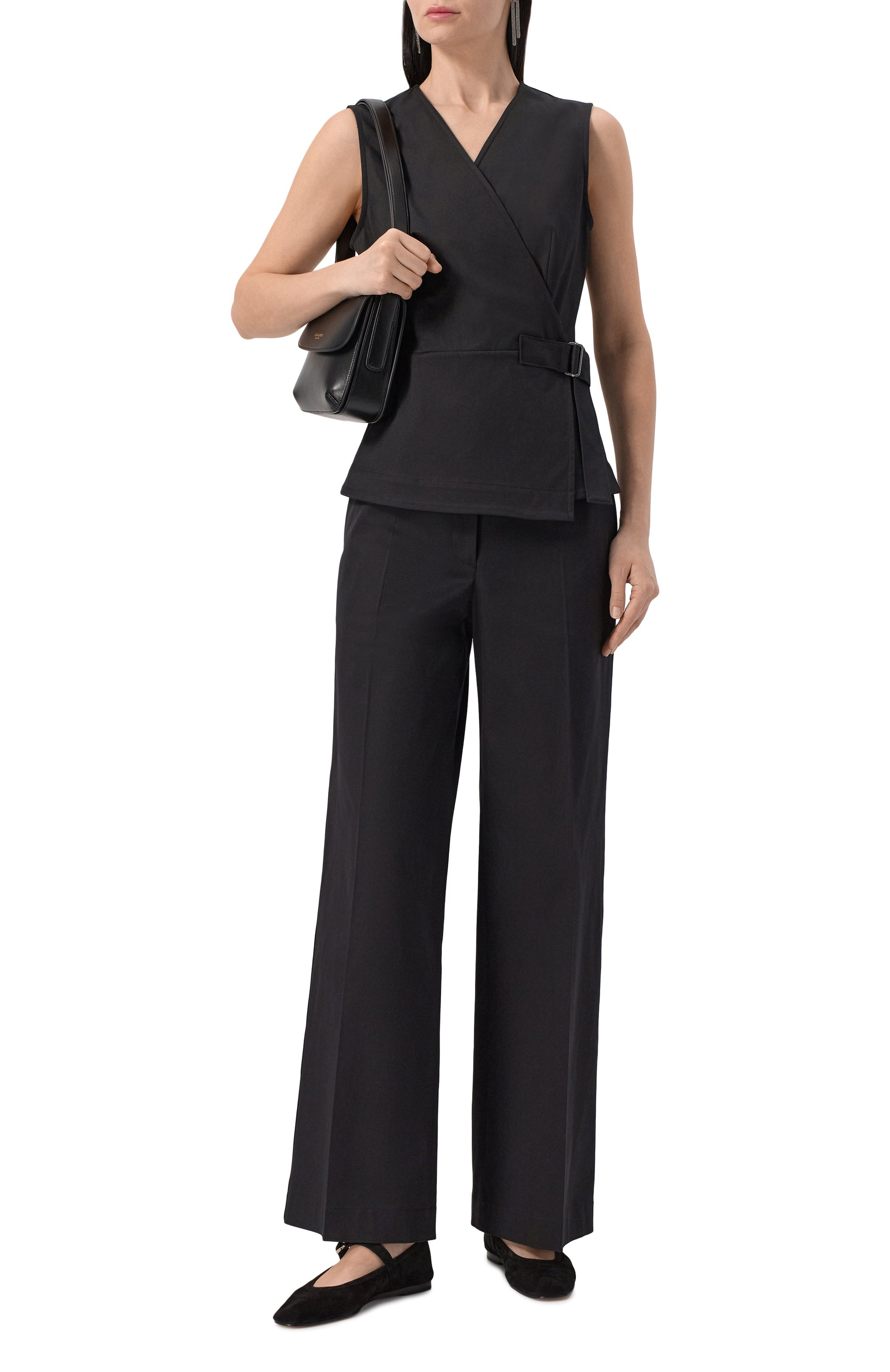 Хлопковые брюки THEORY, арт. P0204204, фото 2