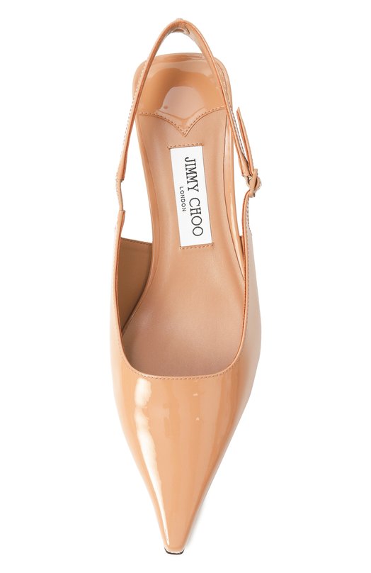 Кожаные туфли Amel 50 Jimmy Choo AMEL 50 Бежевый  AMEL 50 Фото 6
