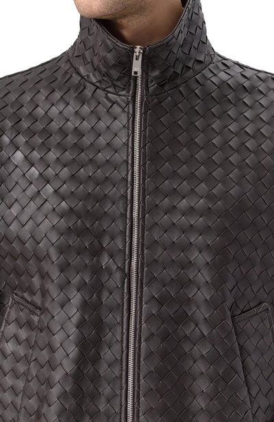Кожаный бомбер BOTTEGA VENETA, арт. 811525/V2JG0, фото 5