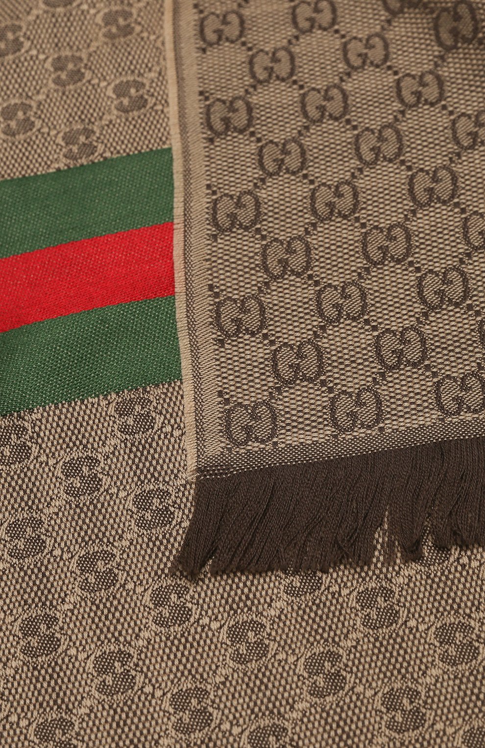 Шарф из смеси шерсти и шелка GUCCI, арт. 147351/4G704, фото 3