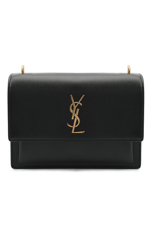 Сумка Sunset medium Saint Laurent 442906/D420W Чёрный 442906/D420W