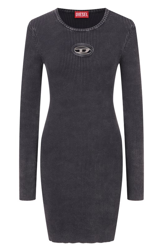 Хлопковое платье Diesel A21699/0AKBQ Серый A21699/0AKBQ