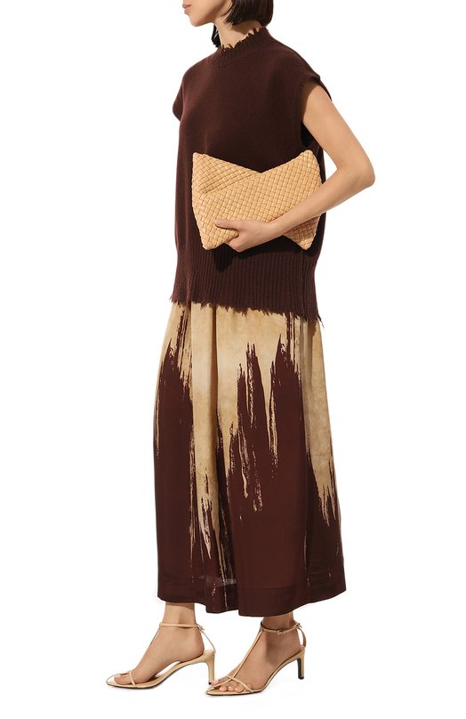 Клатч BV Crisscross Bottega Veneta 640678/V01D1 Бежевый  640678/V01D1 Фото 7