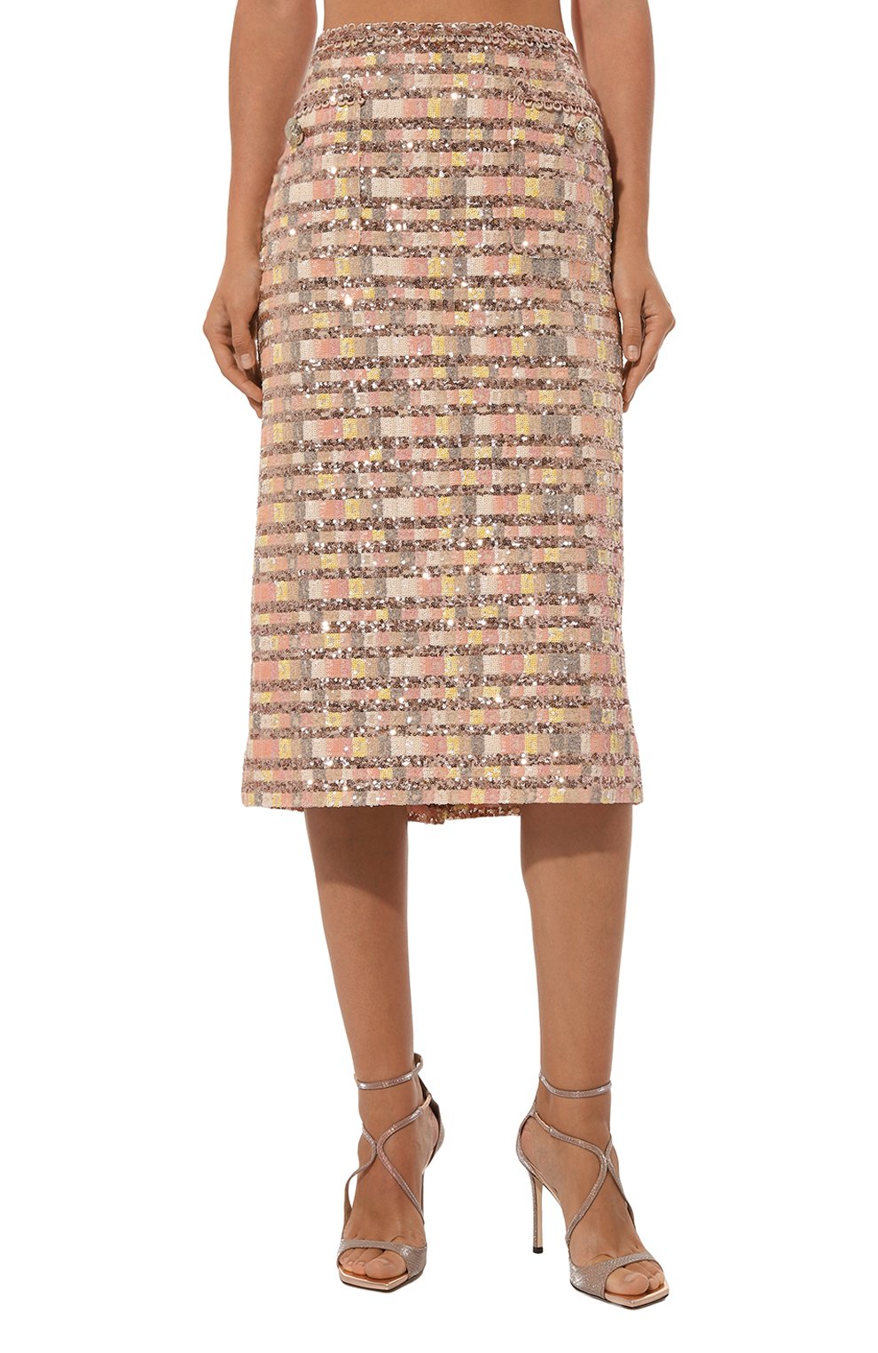 Юбка с отделкой пайетками ELIE SAAB, арт. SK029N, фото 3