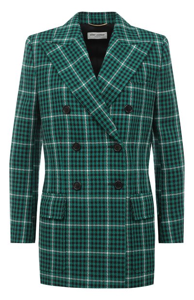 Женский шерстяной жакет SAINT LAURENT, арт. 634987/Y7B72