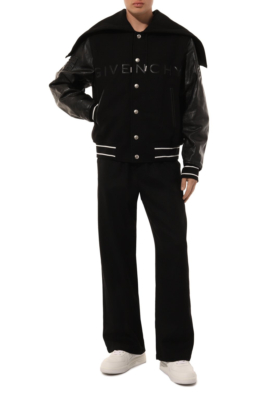 Комбинированный бомбер GIVENCHY, арт. BM00XX/6Y16, фото 2