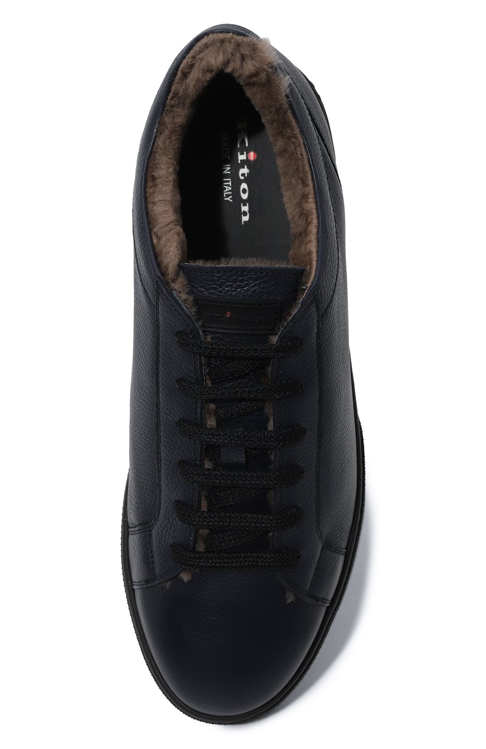 Кожаные кеды KITON, арт. USSA157N0109802, фото 6