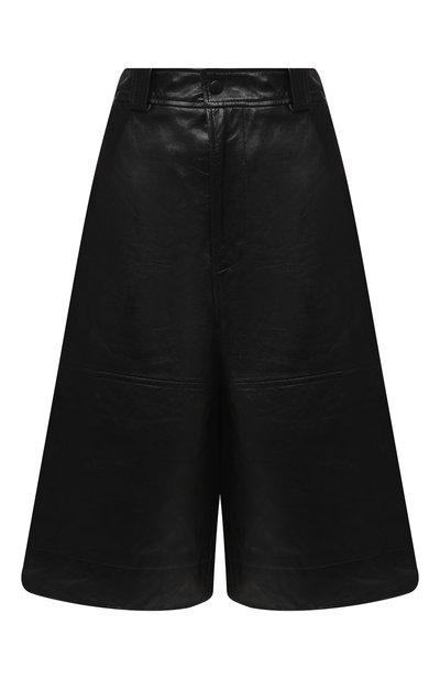 Женские кожаные шорты GANNI, арт. F4947