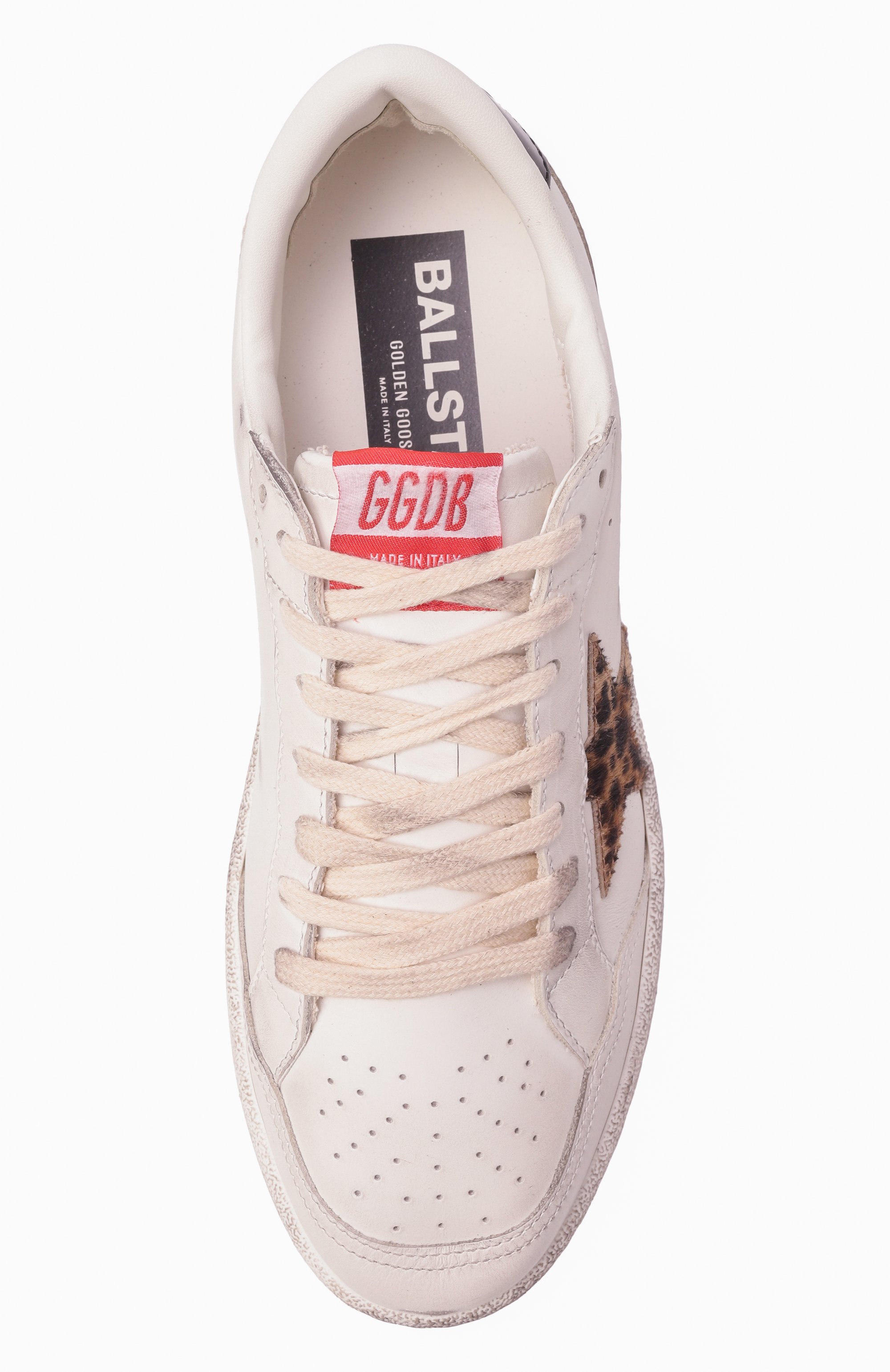 Кожаные кеды ball star GOLDEN GOOSE DELUXE BRAND, арт. GWF00804.F007323, фото 6